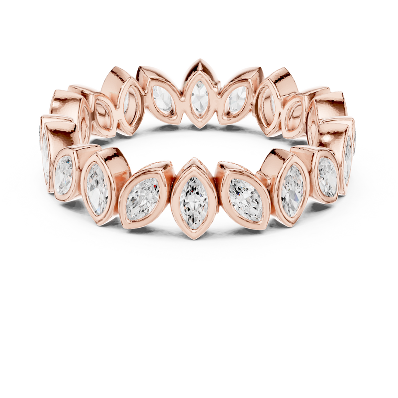 Ladies Ring DDLR-311@7 - Rose Gold - Image