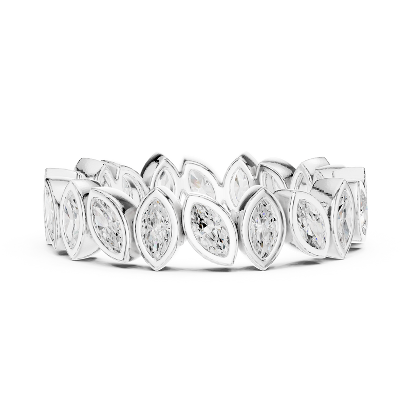 Ladies Ring DDLR-311@7 - White Gold - Image