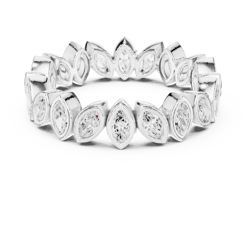 Ladies Ring DDLR-311@7 - White Gold - Image