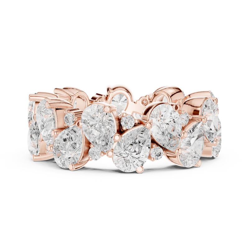 Ladies Ring DDLR-312@7 - Rose Gold - Image