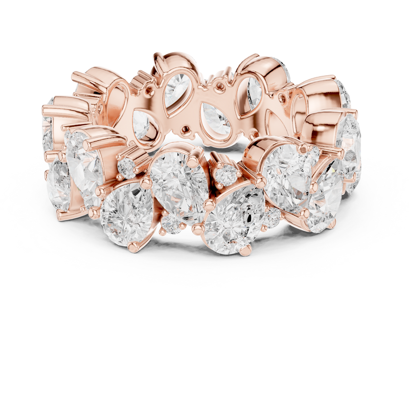 Ladies Ring DDLR-312@7 - Rose Gold - Image