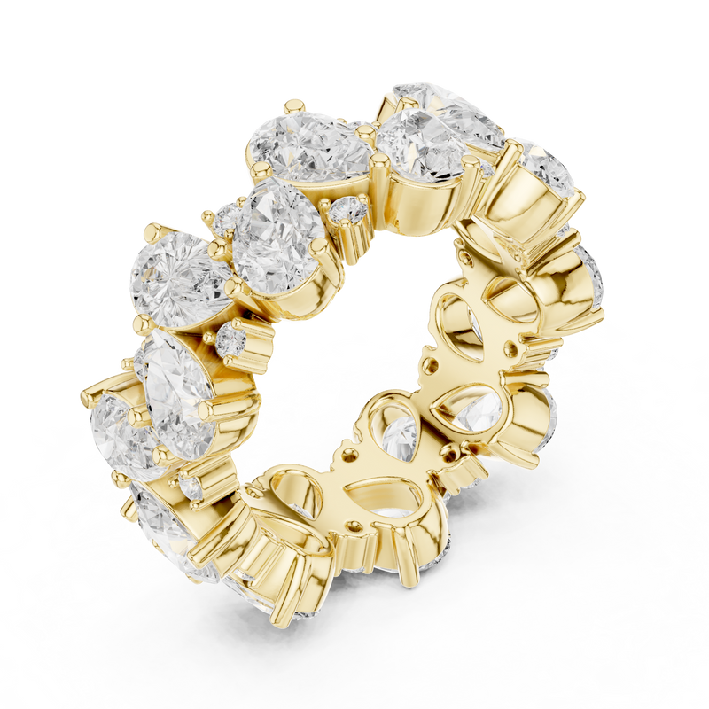 Ladies Ring DDLR-312@7 - Yellow Gold - Image