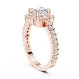 Ladies Ring DDLR-314@7 - Rose Gold - Image