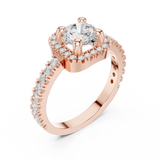 Ladies Ring DDLR-314@7 - Rose Gold - Image