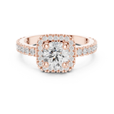 Ladies Ring DDLR-314@7 - Rose Gold - Image