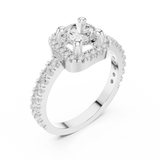 Ladies Ring DDLR-314@7 - White Gold - Image