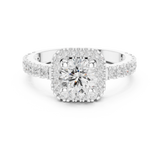 Ladies Ring DDLR-314@7 - White Gold - Image