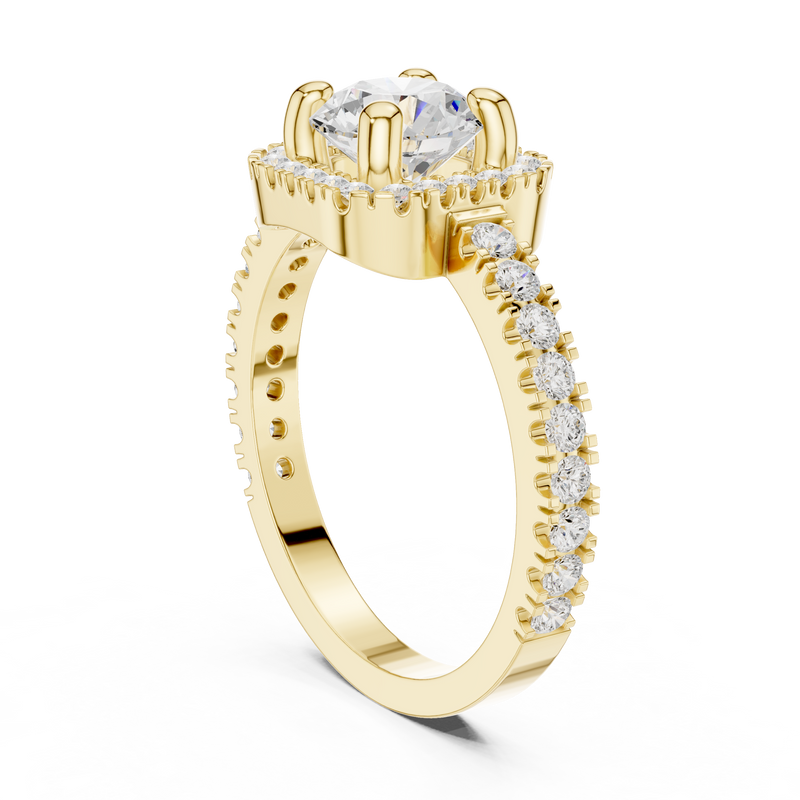 Ladies Ring DDLR-314@7 - Yellow Gold - Image