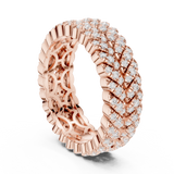 Ladies Ring DDLR-315@7 - Rose Gold - Image