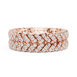 Ladies Ring DDLR-315@7 - Rose Gold - Image