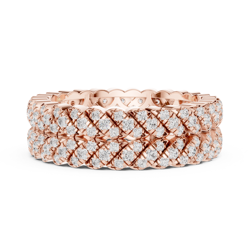 Ladies Ring DDLR-315@7 - Rose Gold - Image