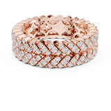 Ladies Ring DDLR-315@7 - Rose Gold - Image