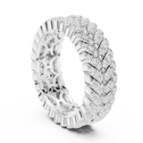 Ladies Ring DDLR-315@7 - White Gold - Image
