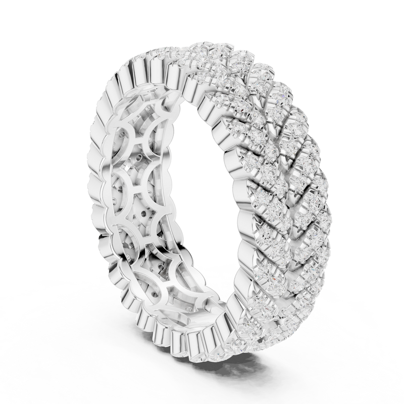 Ladies Ring DDLR-315@7 - White Gold - Image