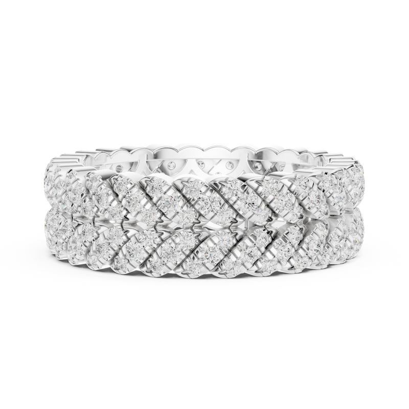 Ladies Ring DDLR-315@7 - White Gold - Image