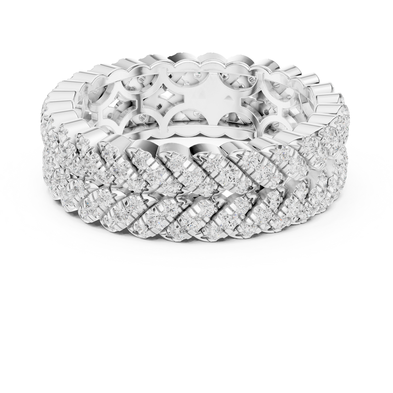 Ladies Ring DDLR-315@7 - White Gold - Image