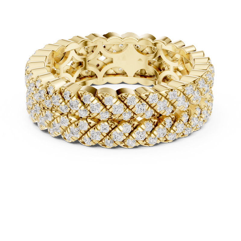 Ladies Ring DDLR-315@7 - Yellow Gold - Image