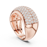 Ladies Ring DDLR-316@7 - Rose Gold - Image