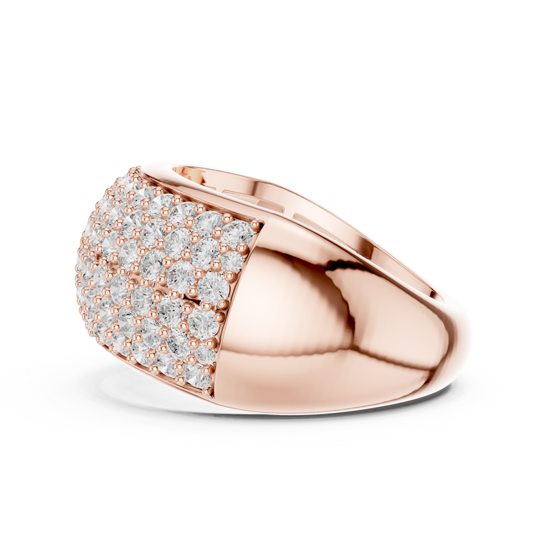 Ladies Ring DDLR-316@7 - Rose Gold - Image