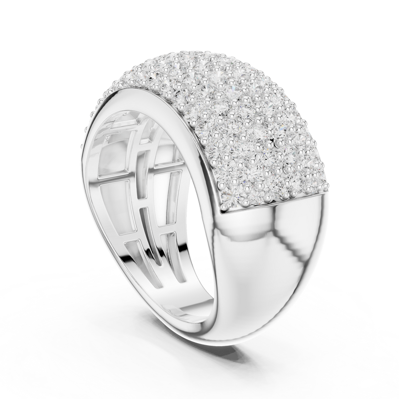 Ladies Ring DDLR-316@7 - White Gold - Image