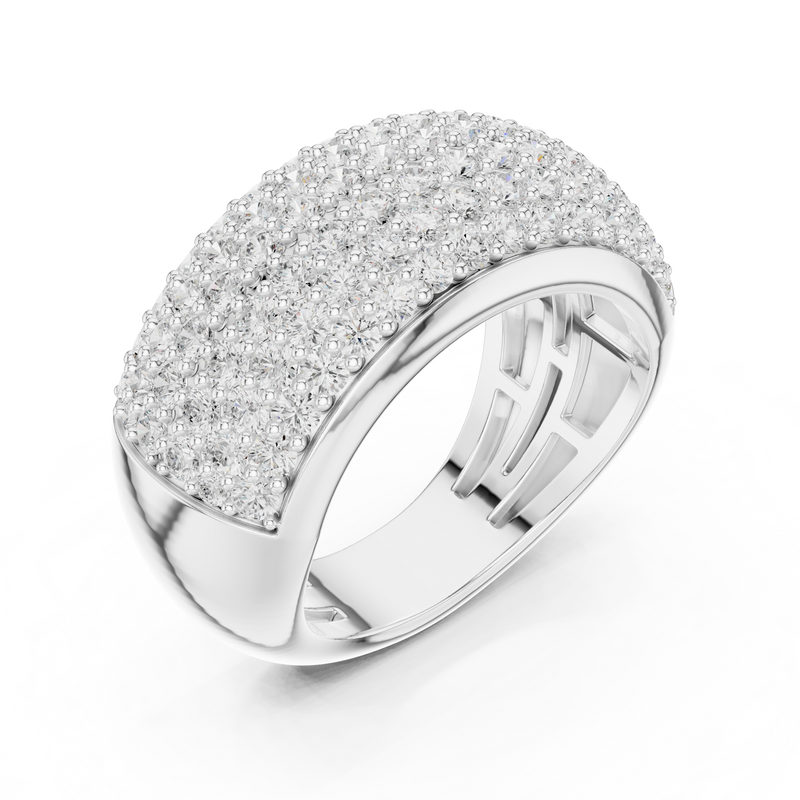 Ladies Ring DDLR-316@7 - White Gold - Image