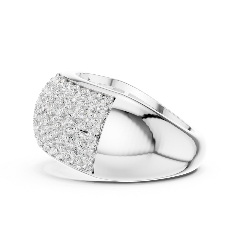 Ladies Ring DDLR-316@7 - White Gold - Image