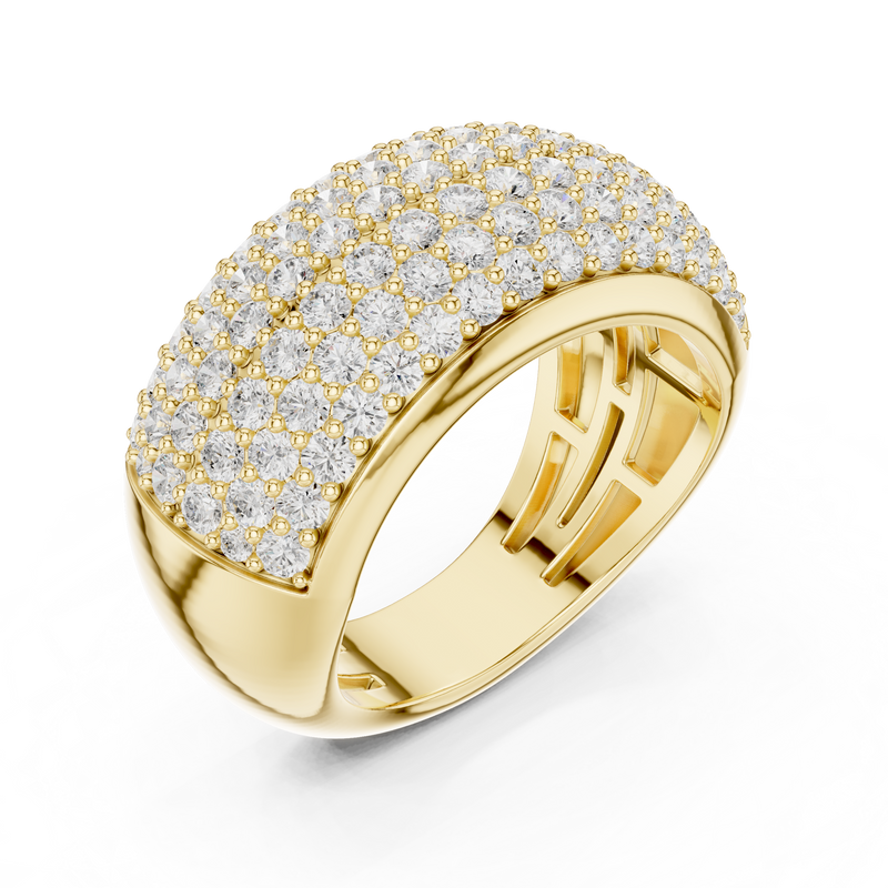 Ladies Ring DDLR-316@7 - Yellow Gold - Image