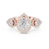 Ladies Ring DDLR-317@7 - Rose Gold - Image
