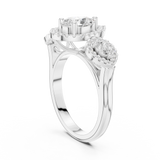 Ladies Ring DDLR-317@7 - White Gold - Image