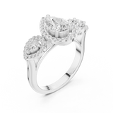 Ladies Ring DDLR-317@7 - White Gold - Image