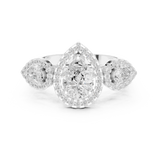 Ladies Ring DDLR-317@7 - White Gold - Image