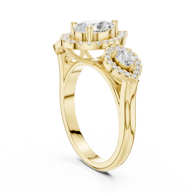 Ladies Ring DDLR-317@7 - Yellow Gold - Image