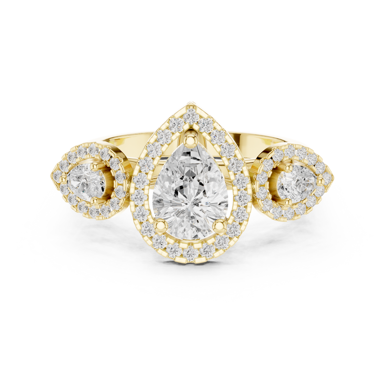 Ladies Ring DDLR-317@7 - Yellow Gold - Image