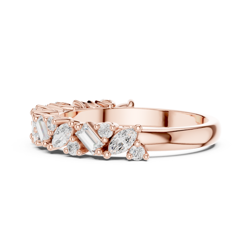 Ladies Ring DDLR-318@7 - Rose Gold - Image