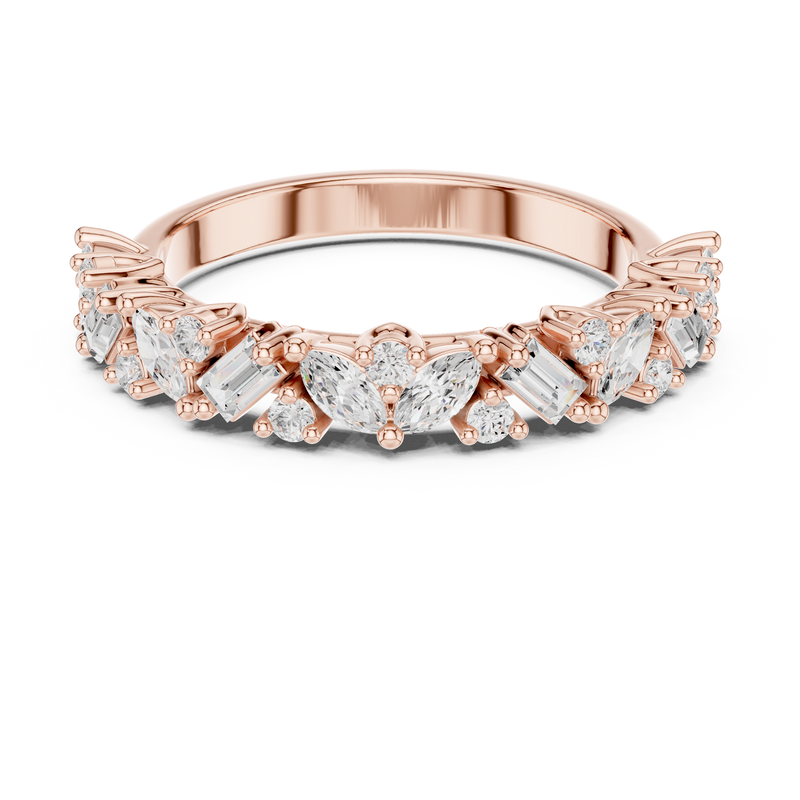 Ladies Ring DDLR-318@7 - Rose Gold - Image