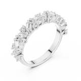 Ladies Ring DDLR-318@7 - White Gold - Image