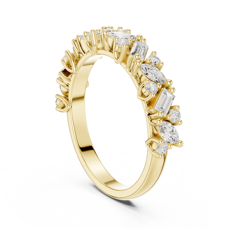 Ladies Ring DDLR-318@7 - Yellow Gold - Image