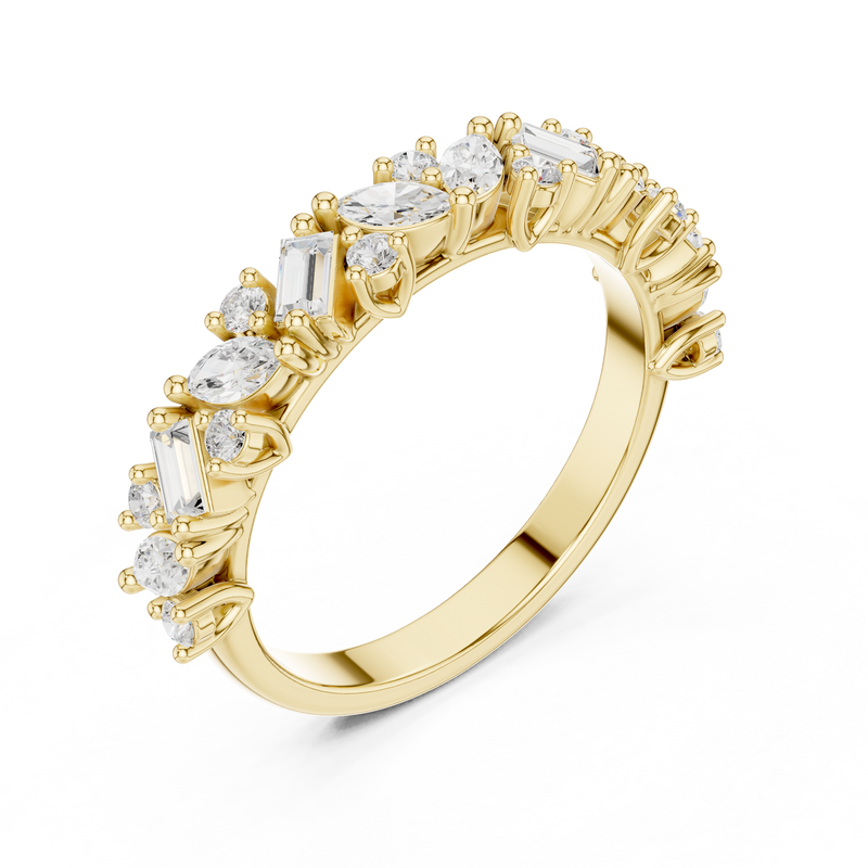 Ladies Ring DDLR-318@7 - Yellow Gold - Image