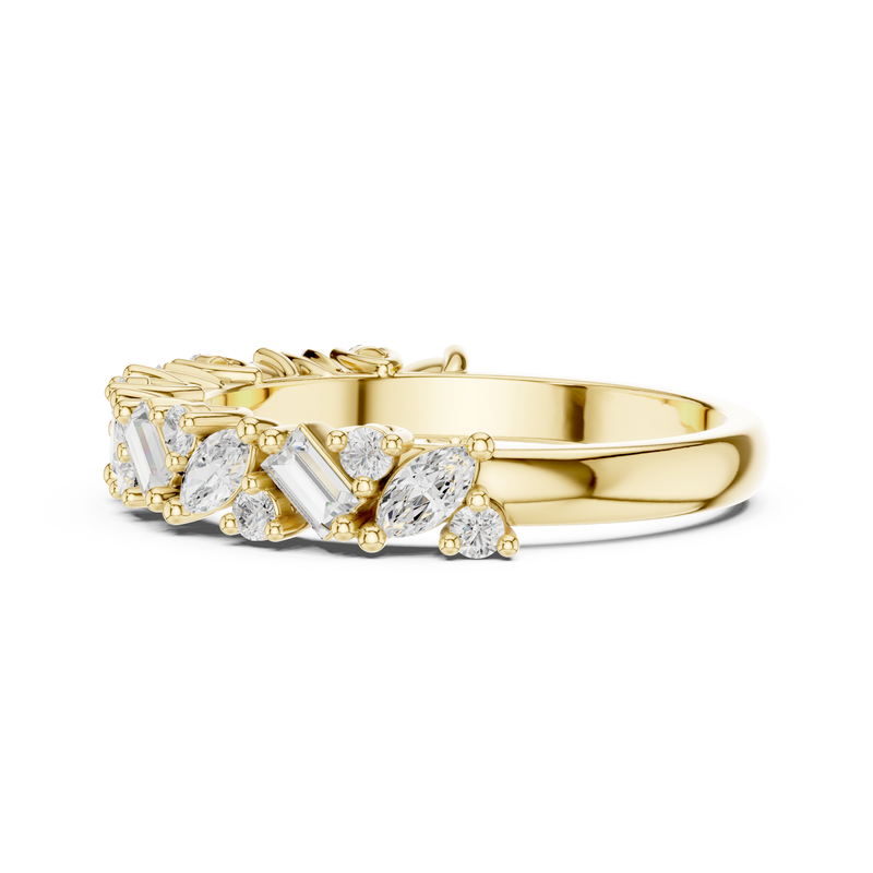 Ladies Ring DDLR-318@7 - Yellow Gold - Image