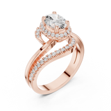 Ladies Ring DDLR-319@7 - Rose Gold - Image