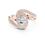 Ladies Ring DDLR-319@7 - Rose Gold - Image