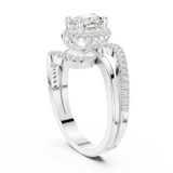 Ladies Ring DDLR-319@7 - White Gold - Image