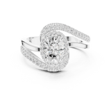 Ladies Ring DDLR-319@7 - White Gold - Image