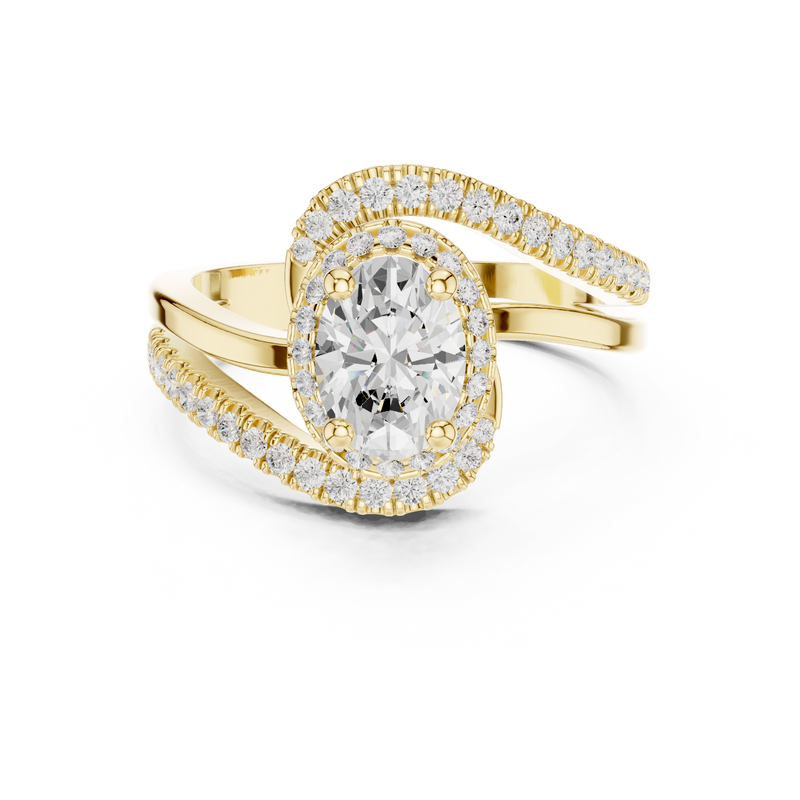 Ladies Ring DDLR-319@7 - Yellow Gold - Image