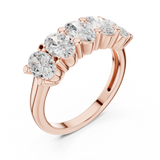 Ladies Ring DDLR-320@7 - Rose Gold - Image