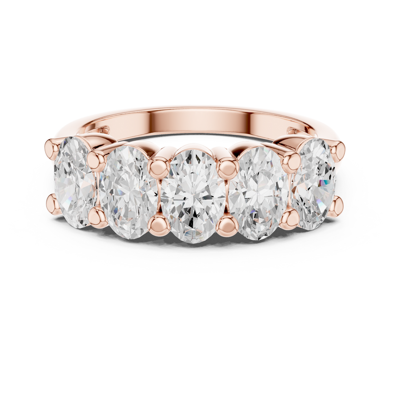 Ladies Ring DDLR-320@7 - Rose Gold - Image