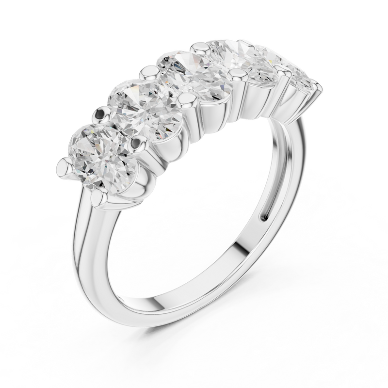 Ladies Ring DDLR-320@7 - White Gold - Image