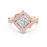 Ladies Ring DDLR-321@7 - Rose Gold - Image