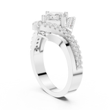 Ladies Ring DDLR-321@7 - White Gold - Image