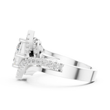 Ladies Ring DDLR-321@7 - White Gold - Image